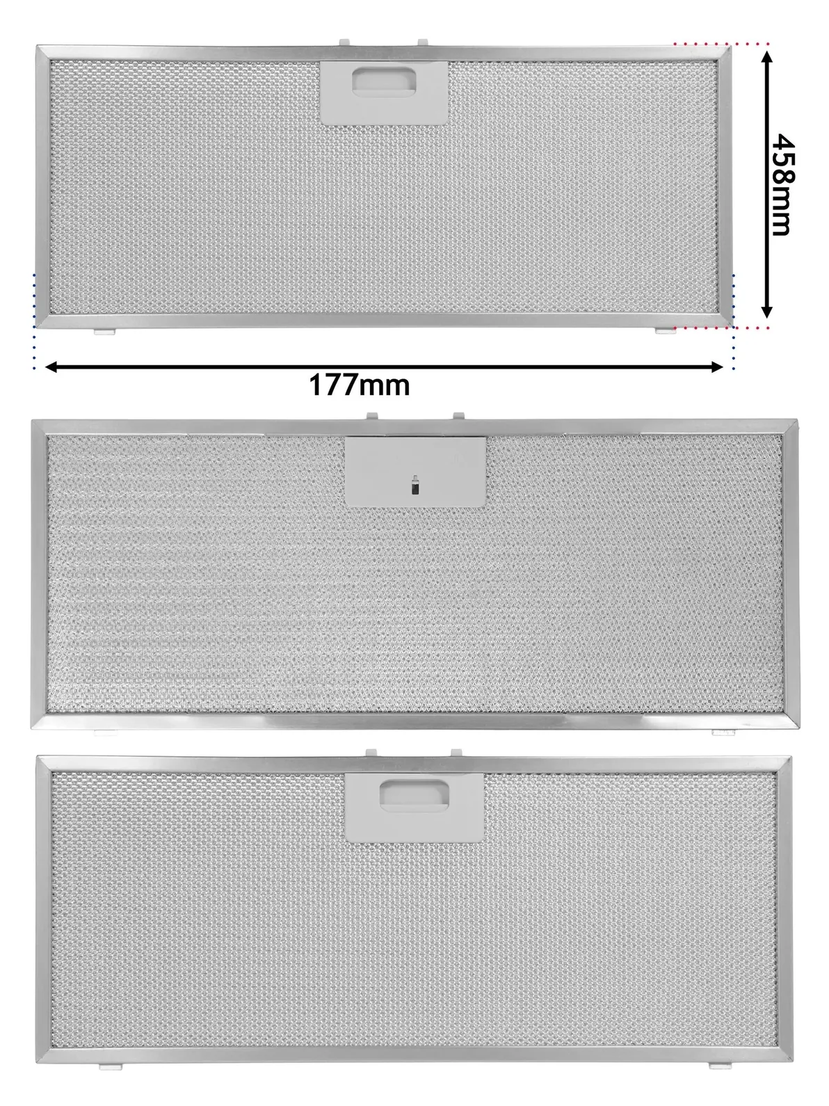 Electrolux AEG Metal Mesh Hood Filter 458x177mm for CA6310-CA6520