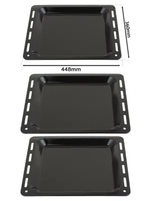 Electrolux Enamel Baking Tray – 448×360×25 mm Oven Pan