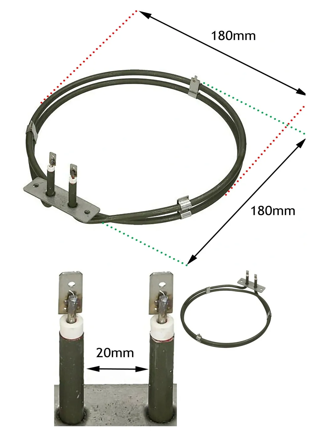 Electrolux Fan Oven 2-Turn Heater Element 1900W 230V
