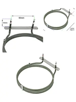 Electrolux Fan Oven Replacement Heating Element 2500W - 3-Turn Heater