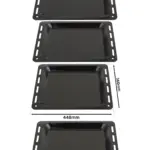 Electrolux Oven Baking Tray – Enamel Pan 448×360×25 mm, Pack of 2