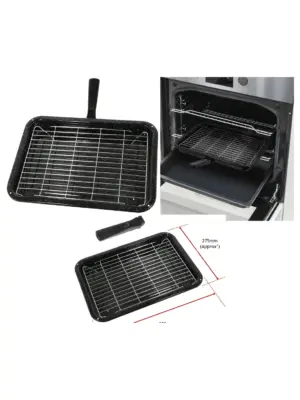 Electrolux Small Grill Pan with Rack & Detachable Handle