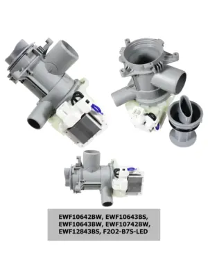 Electrolux washing machine drain pump 25W with filter fits EWF106 FF2O2