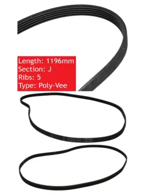 Electrolux Washing Machine Drive Belt – Fits EW1050F/EW1105F/J5