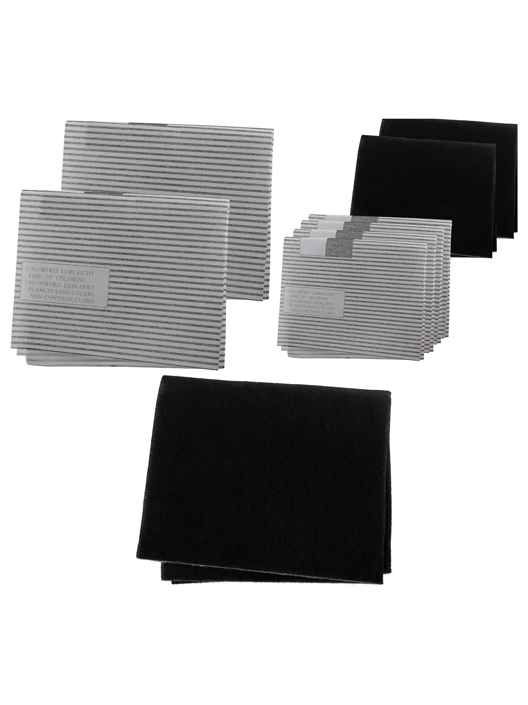 ELICA Kitchen Vent Hood Filter Kit – 4 Grease & 2 Carbon Filters