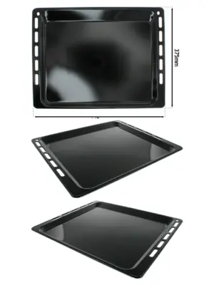 Enamel Baking Tray Base for Prima AKP401/AKP402 Oven – 445 × 375 mm