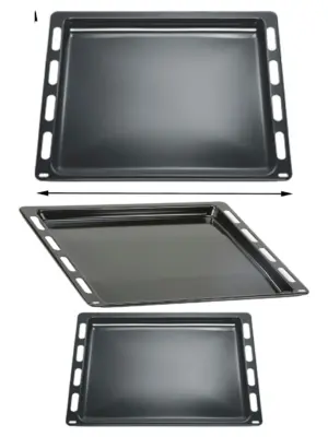 Enamel Baking Tray – Compatible with Siemens Ovens 441×370×22 mm