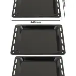 Enamel Baking Tray for Bauknecht Oven – 448×360×25 mm