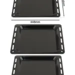 Enamel Baking Tray for Bosch Oven – 448 mm x 360 mm, 25 mm Deep