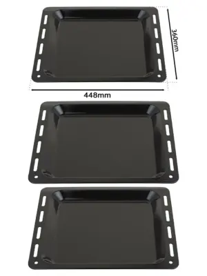 Enamel Baking Tray for Fisher & Paykel Oven – 448×360×25 mm