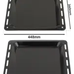 Enamel Baking Tray for IKEA Oven – 448 × 360 mm Cooking Sheet