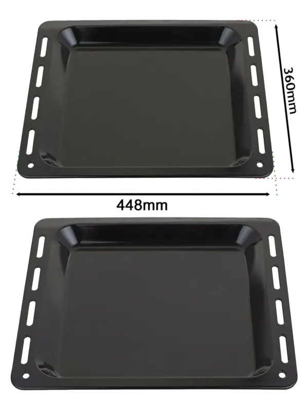 Enamel Baking Tray for IKEA Oven – 448 × 360 mm Cooking Sheet