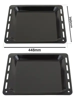 Enamel Baking Tray for John Lewis Oven – 448×360×25 mm
