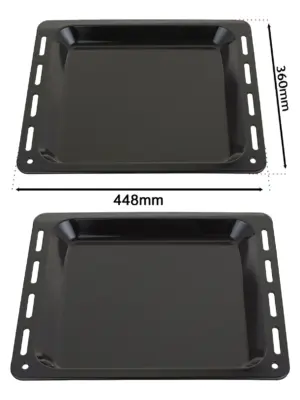 Enamel Baking Tray for LG Oven – 448x360x25mm Cooking Pan