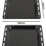 Enamel Baking Tray for Moffat Oven – 448 × 360 mm, 25 mm Deep