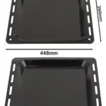 Enamel Baking Tray for Nardi Oven – 448×360×25 mm Cooking Pan
