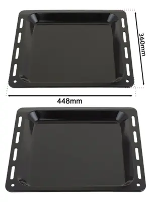 Enamel Baking Tray for Nardi Oven – 448×360×25 mm Cooking Pan