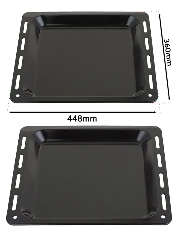 Enamel Baking Tray for Nardi Oven – 448×360×25 mm Cooking Pan