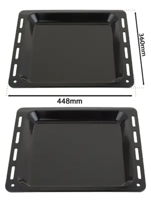 Enamel Baking Tray for Neff Oven - 448 x 360 x 25 mm Cooking Sheet