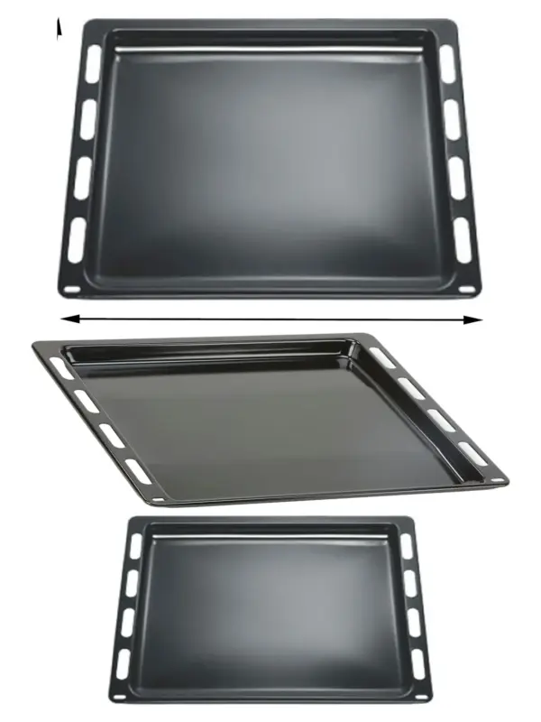 Enamel Baking Tray for Neff Ovens – 441×370×22 mm, Model 666902