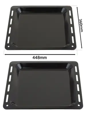 Enamel Baking Tray for Parkinson Cowan Oven 448×360×25 mm