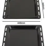 Enamel Baking Tray for Prestige Oven – 448×360mm, 25mm Deep