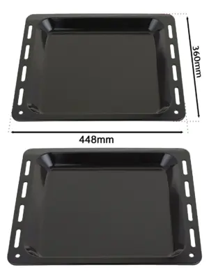 Enamel Baking Tray for Prestige Oven – 448×360mm, 25mm Deep
