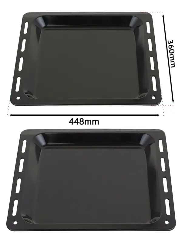 Enamel Baking Tray for Prestige Oven – 448×360mm, 25mm Deep