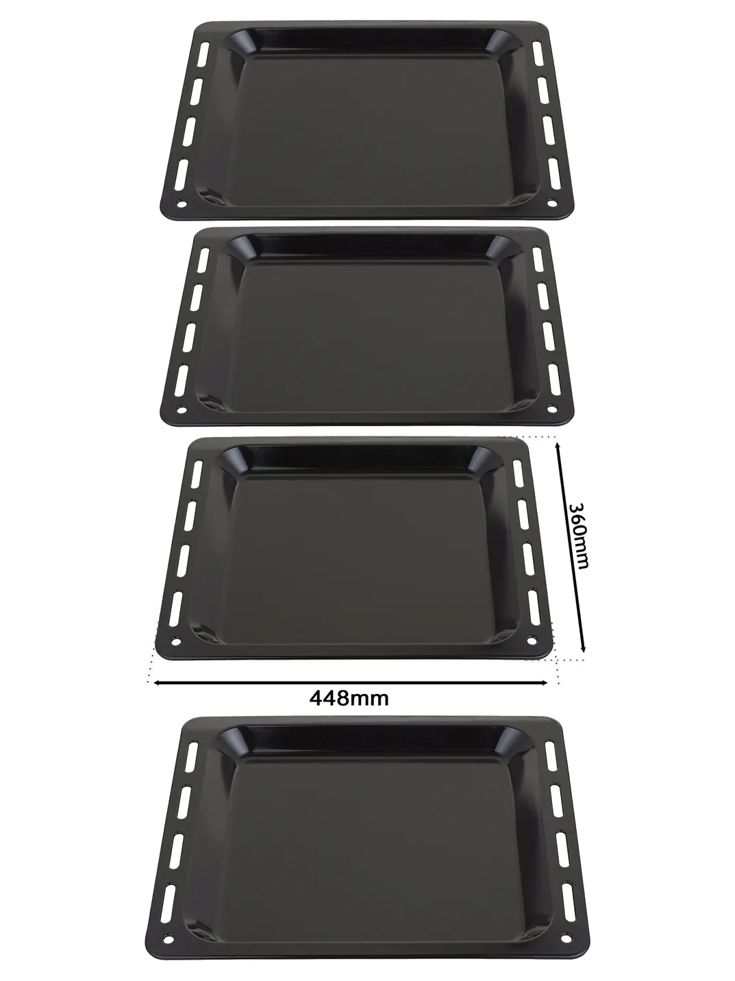 Enamel Baking Tray Set – 2 Oven‑Safe Pans for Frigidaire