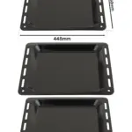 Enamel-Coated Baking Tray – 448x360x25mm Oven & Cooker Pan