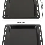 Enamel-Coated Baking Tray for Tricity Bendix Oven – 448×360×25 mm