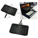 Enamel Grill Pan Tray Rack with Handle - Fits Falcon Oven
