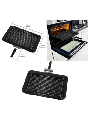 Enamel Grill Pan Tray Rack with Handle - Fits Falcon Oven