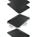 Enamel Non-Stick Baking Sheet 417×300 mm Raised Edge