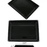 Enamel Oven Grill Pan with Drip Tray – Small Baking Roaster 355×280 mm