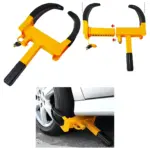 Essential Wheel Clamp Lock for Caravan, Campervan, Motorhome & Trailer