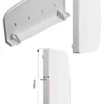 Evaporator Door Handle for Currys Essentials CUR55W12 Fridge/Freezer