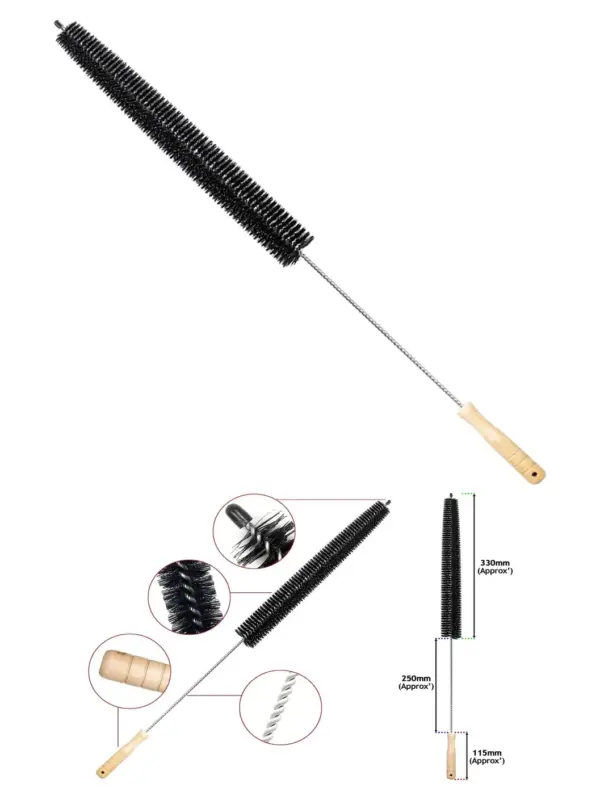 Extendable Cleaning Brush for Radiators, Washers & Dryer Lint