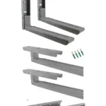 Extendable Wall Mount Bracket for Breville Microwave – Grey/Silver
