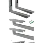 Extendable Wall Mount Bracket for Kenwood Microwave – Grey/Silver