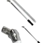 Extendable Wheel Nut Socket Wrench Power Bar 17mm/19mm + 18mm Tire Iron
