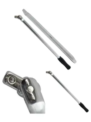 Extendable Wheel Nut Socket Wrench Power Bar 17mm/19mm + 18mm Tire Iron