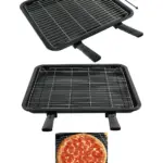 Extra‑Large Enamel Grill Tray & Oven Rack – 370×440 mm for Stoves