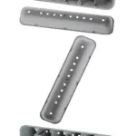 Fagor FFP1005 Drum Paddle Lifter Arm – 10‑Hole, 211×48 mm