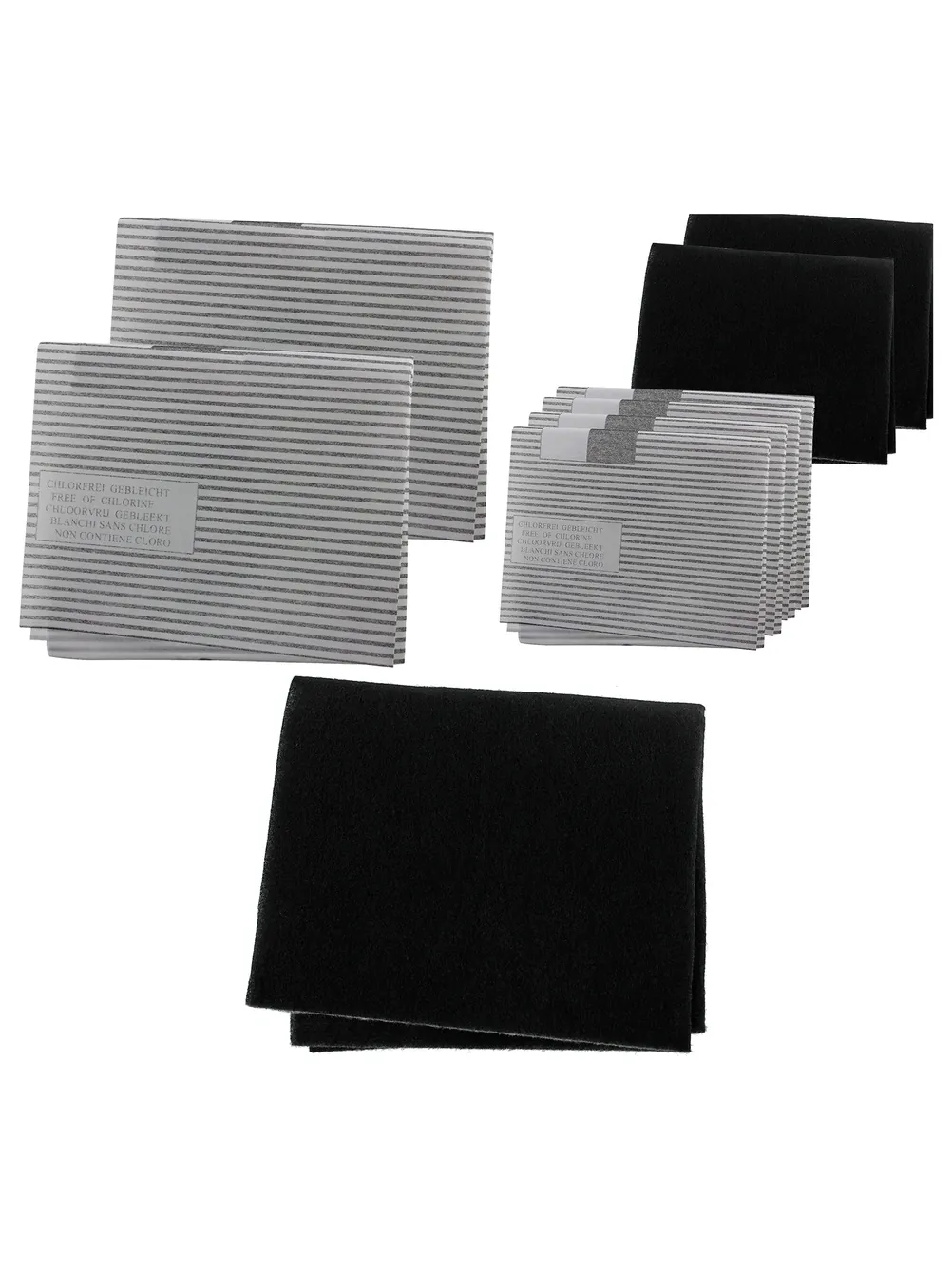Fagor Range Hood Filter Set – 4 Grease + 2 Carbon Filters