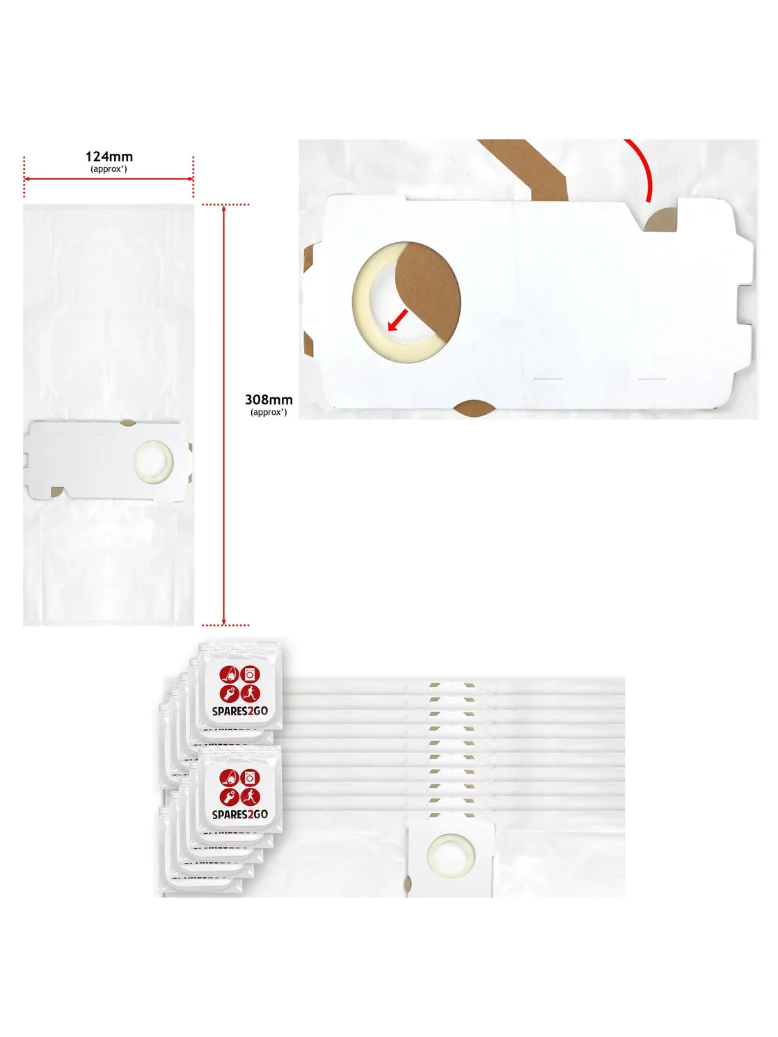 Festool CT Mini & Midi Vacuum Dust Bags (10 pcs) with Fresheners