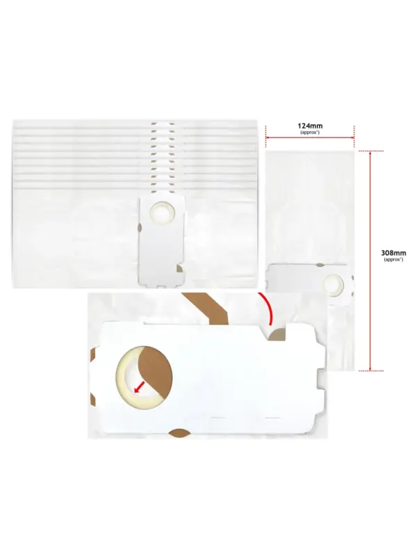 Festool Dust Bags for CT Mini, Midi & Midi-2 Vacuum – 10 Pack