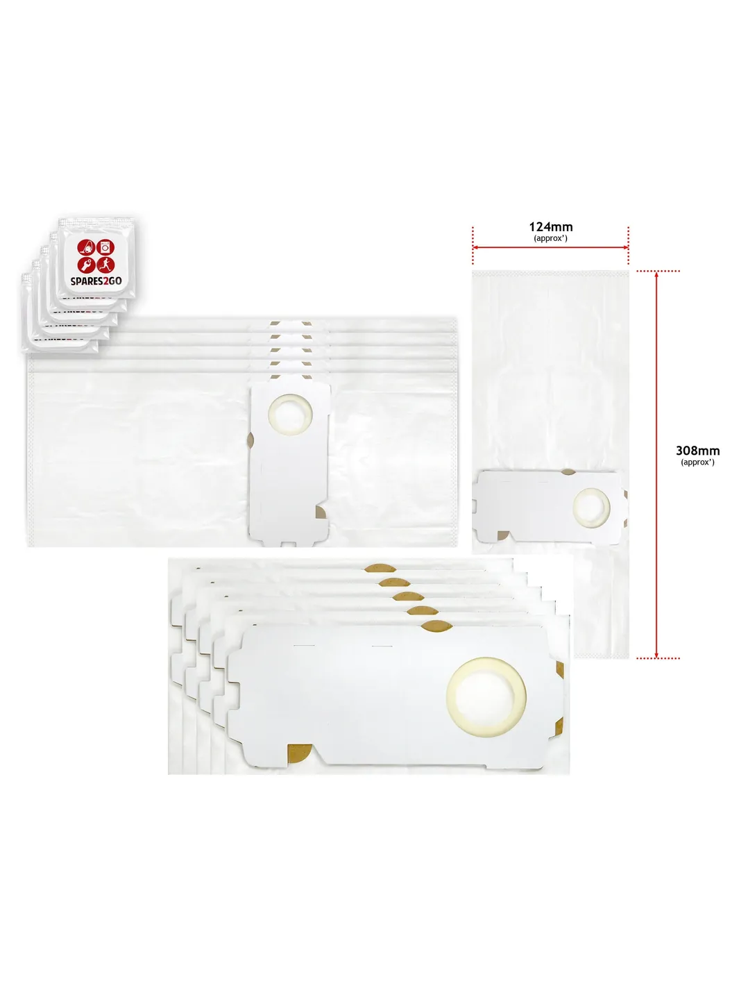 Festool Vacuum Dust Bags for CT Mini & Midi (5 pcs) + Fresheners