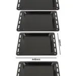 Fisher & Paykel Oven Enamel Baking Tray – 2 Pack, 448×360×25mm