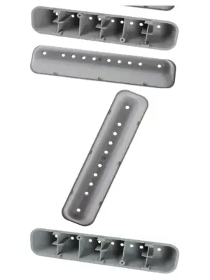 Flavel 10‑Hole Drum Paddle Lifter Arm – 211×48 mm, 3‑Pack